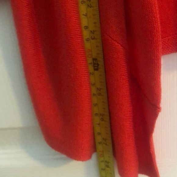 Cleo size LP  orange hi-low cardigan - Picture 4 of 9